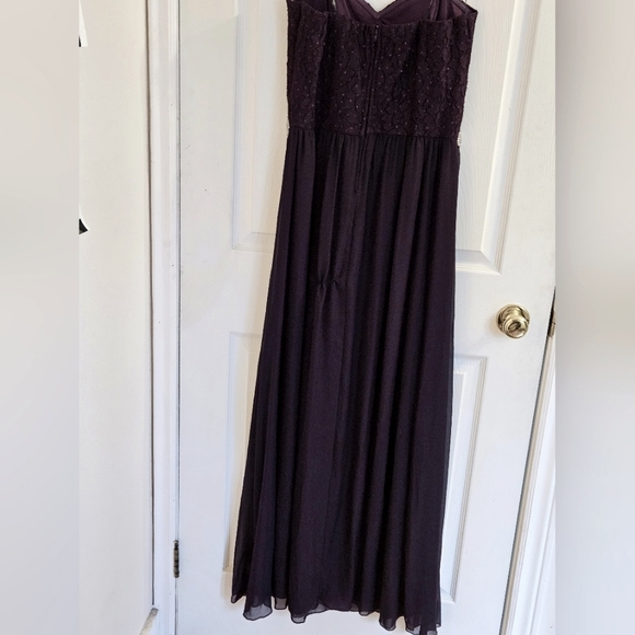 Speechless strapless prom dress size 12 dark purple from David's Bridal - Picture 4 of 7